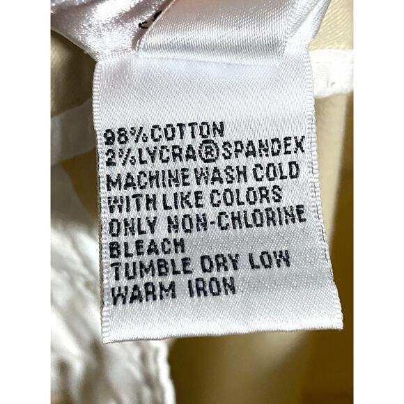 Talbots Pleated Shorts Khakis Chino Beige Cuffed High Rise Stretch Womens 16 - Picture 5 of 5